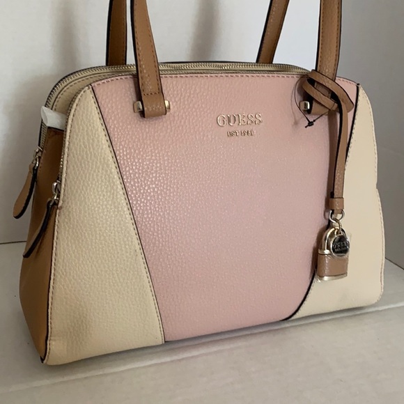 New GUESS Shawna Pebble Cali Satchel - Picture 7 of 12